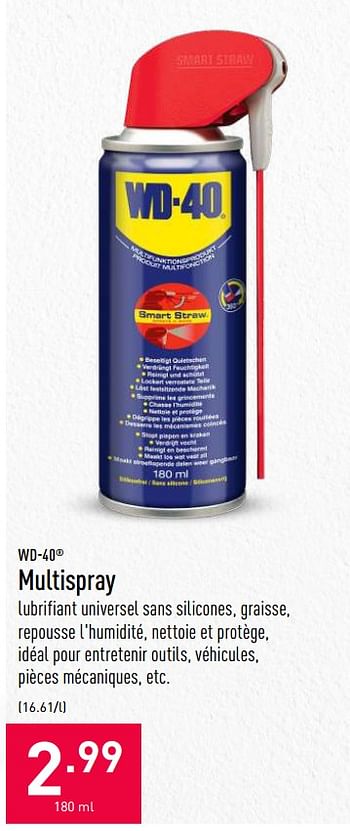 Promotions Multispray - WD-40 - Valide de 04/07/2020 à 10/07/2020 chez Aldi