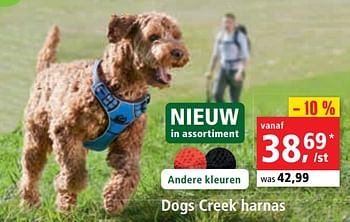 Promoties Dogs creek harnas - Dogs Creek - Geldig van 26/06/2020 tot 08/07/2020 bij Maxi Zoo