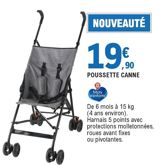 Promo Poussette Canne Leclerc Abpetrol Com Tr