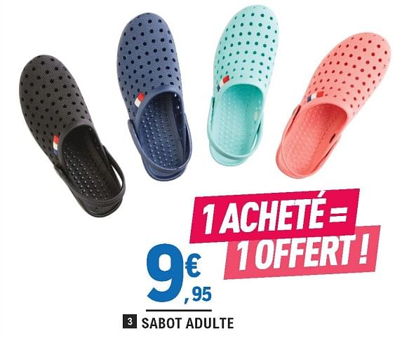 Chaussure 2025 crocs leclerc