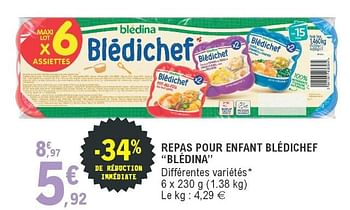 Lot repas - Blédina