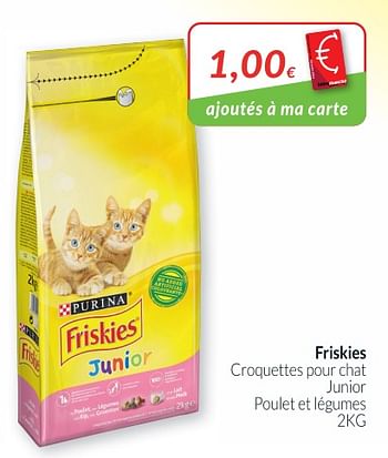 FRISKIES Junior croquettes pour chaton 2kg