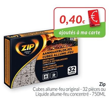 ZIP - Cubes allume feu Rapide
