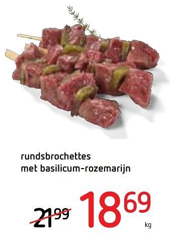 Promoties Rundsbrochettes met basilicum-rozemarijn - Huismerk - Spar Retail - Geldig van 02/07/2020 tot 15/07/2020 bij Spar (Colruytgroup)