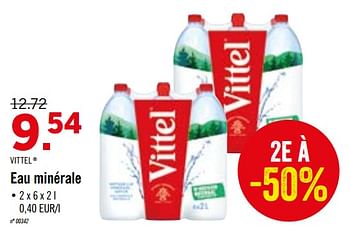 Promotion Lidl Eau Minerale Vittel Boissons Valide Jusqua 4 Promobutler