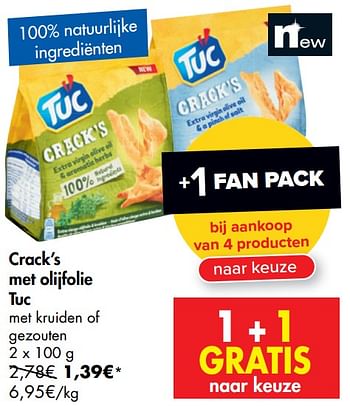 Promoties Crack`s met olijfolie tuc - Lu - Geldig van 01/07/2020 tot 13/07/2020 bij Carrefour