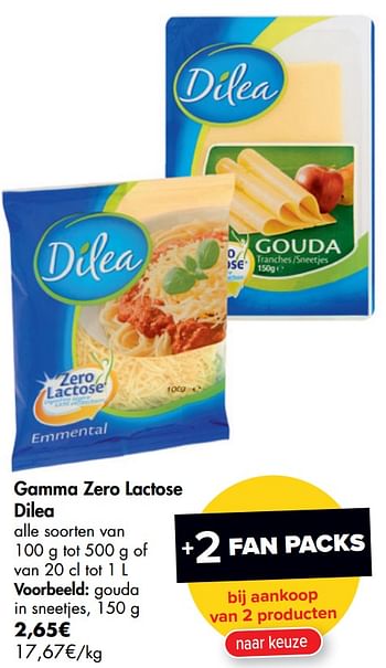 Promotions Gamma zero lactose dilea gouda in sneetjes - Dilea - Valide de 01/07/2020 à 13/07/2020 chez Carrefour
