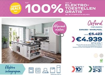Promotions Oxford met elektro zanussi - whirlpool - Produit maison - Ixina - Valide de 01/07/2020 à 31/07/2020 chez IXINA