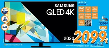 Promotions Samsung qled tv qe65q80t - Samsung - Valide de 01/07/2020 à 31/07/2020 chez Krefel