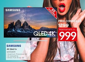 Promotions Samsung 4k qled tv qe55q80r - Samsung - Valide de 22/06/2020 à 31/07/2020 chez Selexion