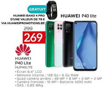 Promotions Huawei p40 lite hup40lite - Huawei - Valide de 22/06/2020 à 31/07/2020 chez Selexion