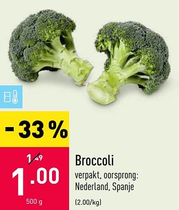 Promoties Broccoli - Huismerk - Aldi - Geldig van 06/07/2020 tot 11/07/2020 bij Aldi