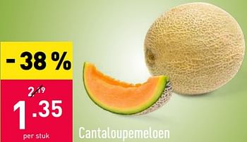 Promoties Cantaloupemeloen - Huismerk - Aldi - Geldig van 06/07/2020 tot 11/07/2020 bij Aldi