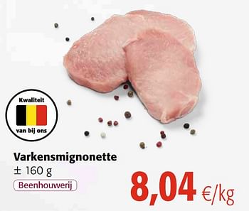 Promoties Varkensmignonette - Huismerk - Colruyt - Geldig van 01/07/2020 tot 14/07/2020 bij Colruyt