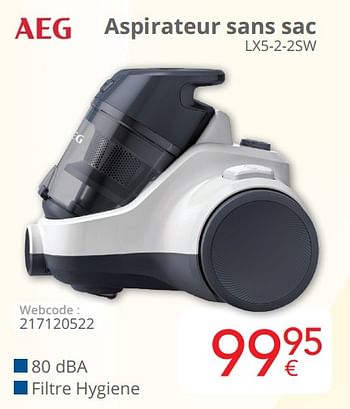 Promotions Aeg aspirateur sans sac lx5-2-2sw - AEG - Valide de 01/07/2020 à 31/07/2020 chez Eldi