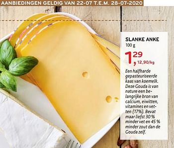 Promoties Slanke anke - SLANKE ANKE - Geldig van 22/07/2020 tot 28/07/2020 bij Alvo