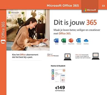 Promoties Office home+student - Microsoft - Geldig van 01/07/2020 tot 15/08/2020 bij Compudeals