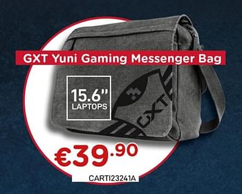 Promoties Gxt yuni gaming messenger bag - Trust - Geldig van 01/07/2020 tot 15/08/2020 bij Compudeals