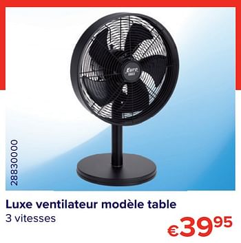 Promoties Euro tools ventilateur modèle table - Euro Tools - Geldig van 30/06/2020 tot 31/07/2020 bij Euro Shop