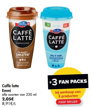Promoties Caffè latte emmi - Emmi - Geldig van 08/07/2020 tot 20/07/2020 bij Carrefour