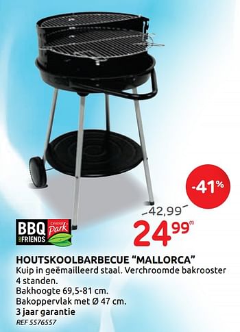 Promotions Houtskoolbarbecue mallorca - BBQ & Friends  - Valide de 15/07/2020 à 27/07/2020 chez BricoPlanit