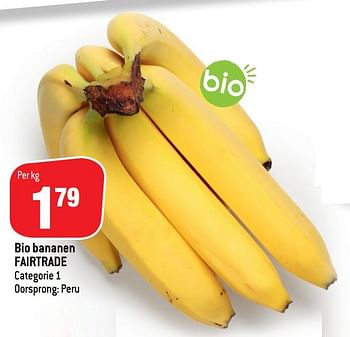 Promotions Bio bananen fairtrade - Produit maison - Match - Valide de 08/07/2020 à 14/07/2020 chez Match