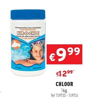 Promotions Chloor - EUR-O-CHOC - Valide de 08/07/2020 à 12/07/2020 chez Trafic