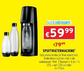 Promoties Spuitwatermachine - Sodastream - Geldig van 08/07/2020 tot 12/07/2020 bij Trafic