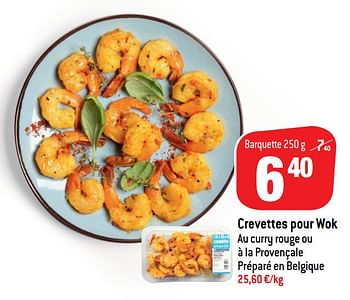 Promotions Crevettes pour wok - Produit maison - Match - Valide de 08/07/2020 à 14/07/2020 chez Match