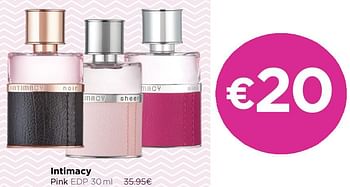 Promoties Intimacy pink edp - Intimacy - Geldig van 01/07/2020 tot 31/07/2020 bij ICI PARIS XL