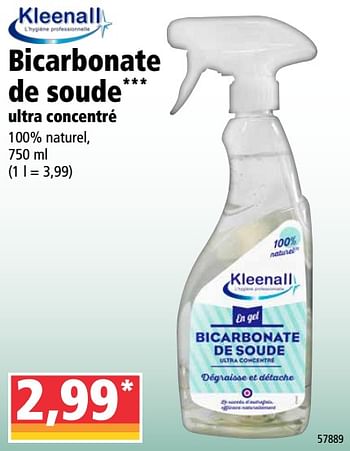 Promotions Bicarbonate de soude - Kleenall - Valide de 08/07/2020 à 14/07/2020 chez Norma