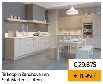 Promoties Te koop in zandhoven en sint-martens-latem - Huismerk - De Keukenbouwer - Geldig van 01/07/2020 tot 31/07/2020 bij De Keukenbouwer