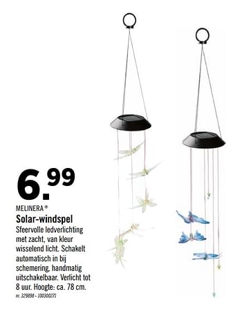 Promotions Solar-windspel - Melinera - Valide de 01/07/2020 à 31/07/2020 chez Lidl