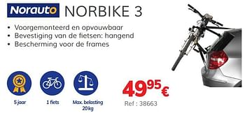 Promotions Norbike 3 - 1 fiets - Norauto - Valide de 03/07/2020 à 31/03/2021 chez Auto 5
