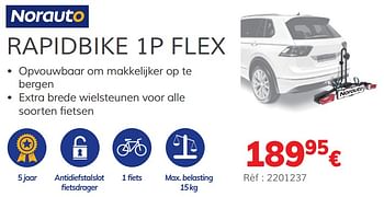 Promoties Rapidbike 1p flex - Norauto - Geldig van 03/07/2020 tot 31/03/2021 bij Auto 5