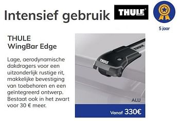Promoties Thule wingbar edge - Thule - Geldig van 03/07/2020 tot 31/03/2021 bij Auto 5