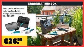 Promoties Gardena tuinbox - Gardena - Geldig van 03/08/2020 tot 31/08/2020 bij Bouwcenter Frans Vlaeminck