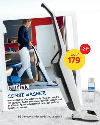 Promoties Nilfisk Combi washer - Nilfisk - Geldig van 15/07/2020 tot 27/07/2020 bij BricoPlanit