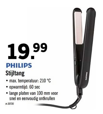 Vlot Vierde Zogenaamd Philips Philips stijltang - Promotie bij Lidl