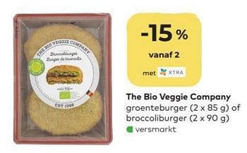 Promoties The bio veggie company groenteburger of broccoliburger - The Bio Veggie Company - Geldig van 01/07/2020 tot 04/08/2020 bij Bioplanet