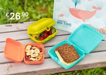 Promoties Eco lunch set - Huismerk - Tupperware - Geldig van 29/06/2020 tot 27/09/2020 bij Tupperware