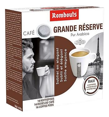 Promoties Rombouts Koffiepods Grande Réserve - 10 dozen - Rombouts - Geldig van 01/08/2020 tot 31/08/2020 bij ColliShop
