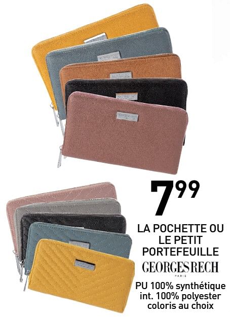 Pochette georges clearance rech