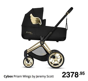 Promotions Cybex priam wings by jeremy scott - Cybex - Valide de 19/07/2020 à 25/07/2020 chez Baby & Tiener Megastore