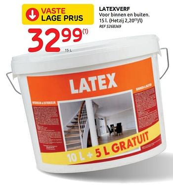 Promoties Latexverf - LATEX - Geldig van 29/07/2020 tot 10/08/2020 bij BricoPlanit