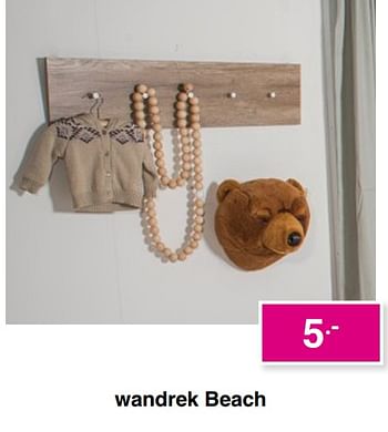 Promoties Wandrek beach - Huismerk - Baby & Tiener Megastore - Geldig van 19/07/2020 tot 25/07/2020 bij Baby & Tiener Megastore