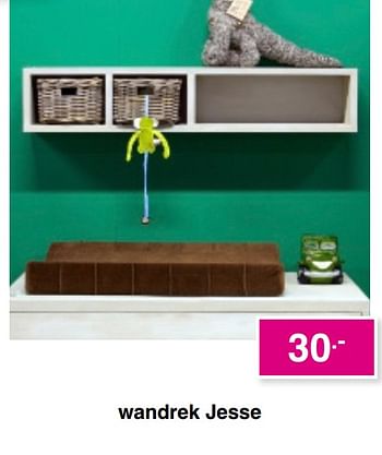 Promoties Wandrek jesse - Huismerk - Baby & Tiener Megastore - Geldig van 19/07/2020 tot 25/07/2020 bij Baby & Tiener Megastore