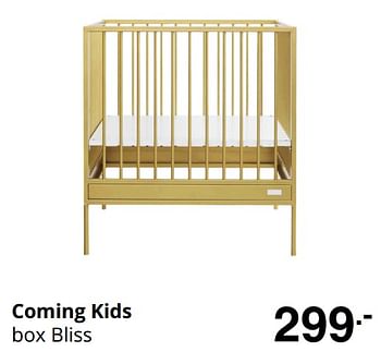 Promoties Coming kids box bliss - Coming Kids - Geldig van 19/07/2020 tot 25/07/2020 bij Baby & Tiener Megastore