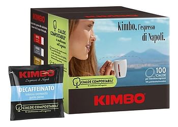 Promoties Kimbo Koffiepods Decaffeinato deca 7 g - 100 stuks - Kimbo - Geldig van 01/08/2020 tot 31/08/2020 bij ColliShop