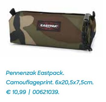 Promoties Pennenzak eastpack. camouflageprint - Eastpak - Geldig van 22/07/2020 tot 29/09/2020 bij Ava